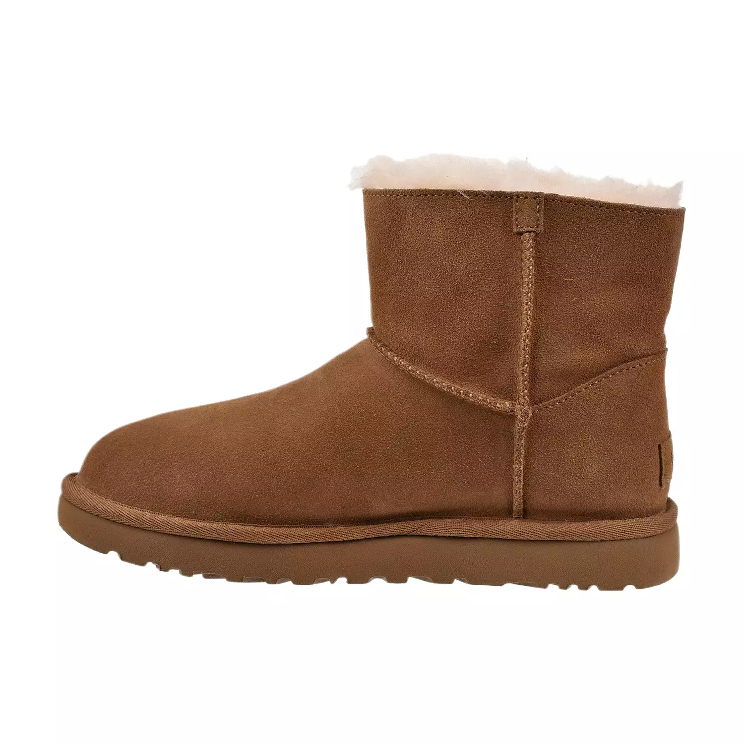 Ugg Mini Bailey Logo Strap Women's Boots Chestnut