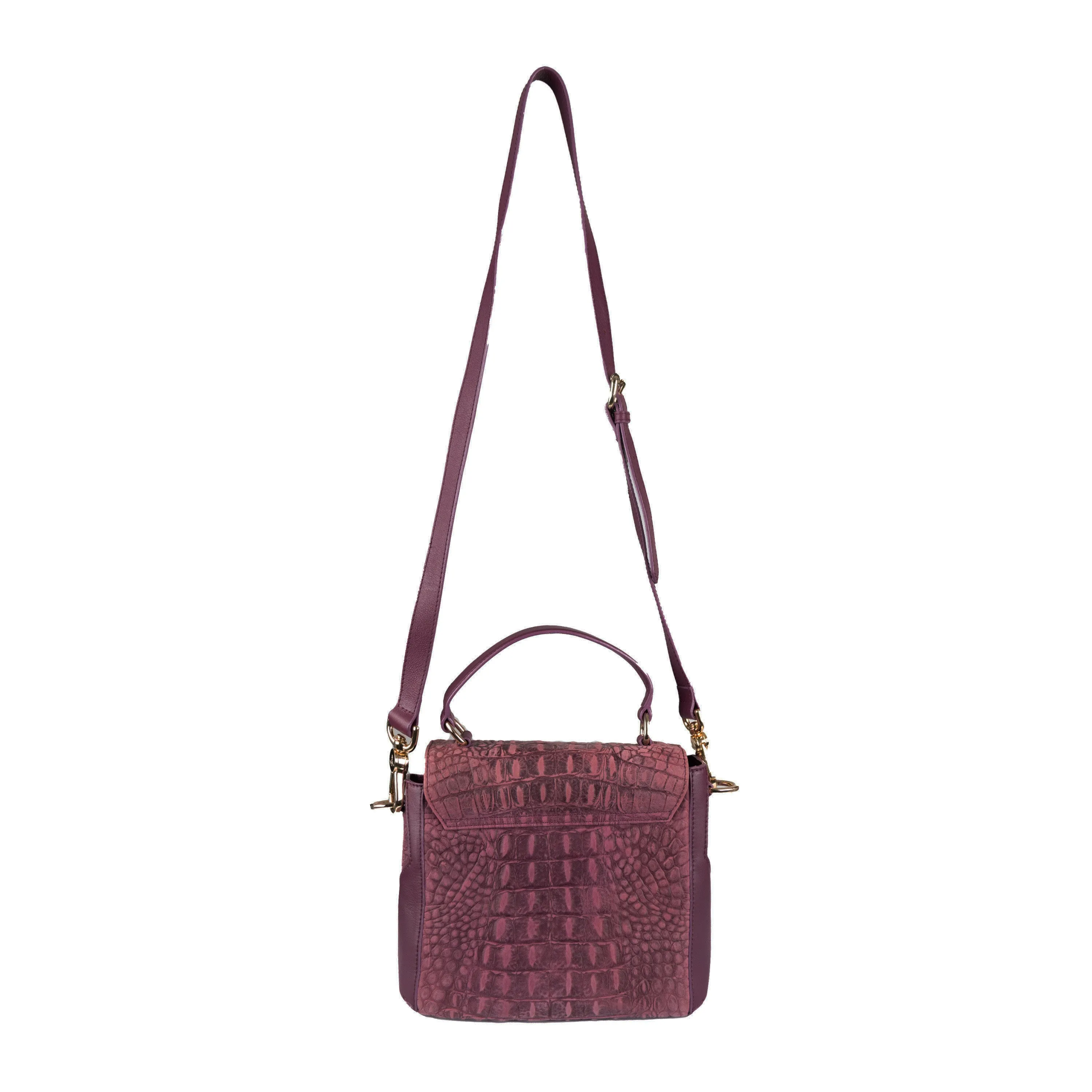 Vivienne Westwood Croc-embossed Shoulder Bag - '10s