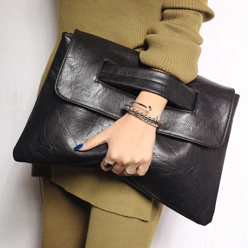 Women Clutches PU Leather Crossbody Bags for Female Shoulder Messenger Bag Laptop Bag