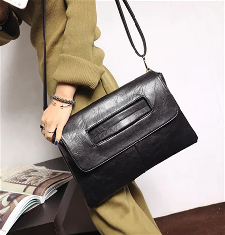 Women Clutches PU Leather Crossbody Bags for Female Shoulder Messenger Bag Laptop Bag