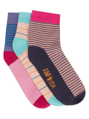 Women Pack of 3 Ankle length Socks