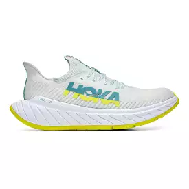 Women's Hoka One One Carbon X 3, Billowing Sail/Evening Primrose, 9 B Medium