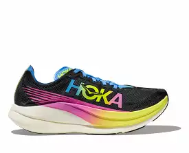 Women's Hoka One One Rocket X 2, Black/Multi, 9.5 B Medium