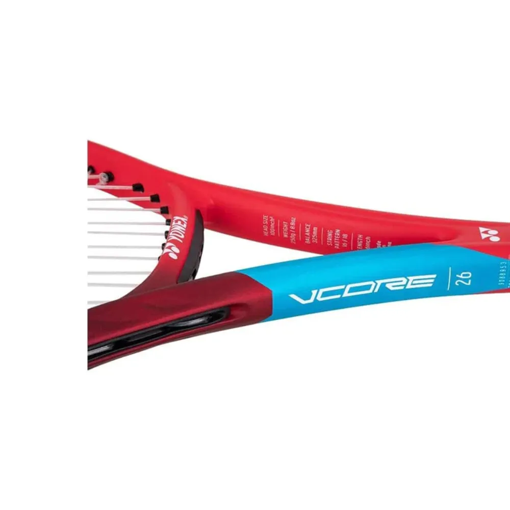 YONEX Vcore 26 Strung Tennis Racquet (Tango Red)